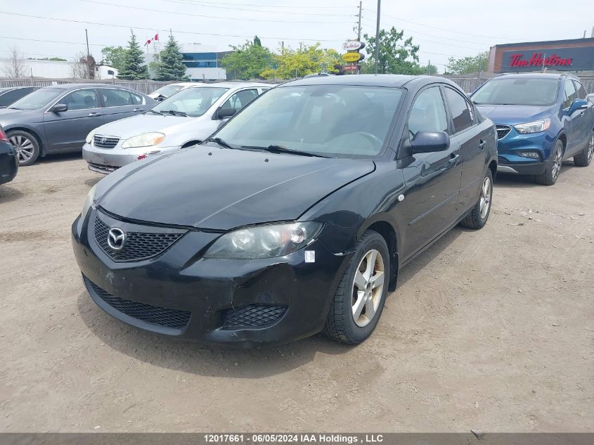 2006 Mazda 3 I VIN: JM1BK12F461493243 Lot: 12017661