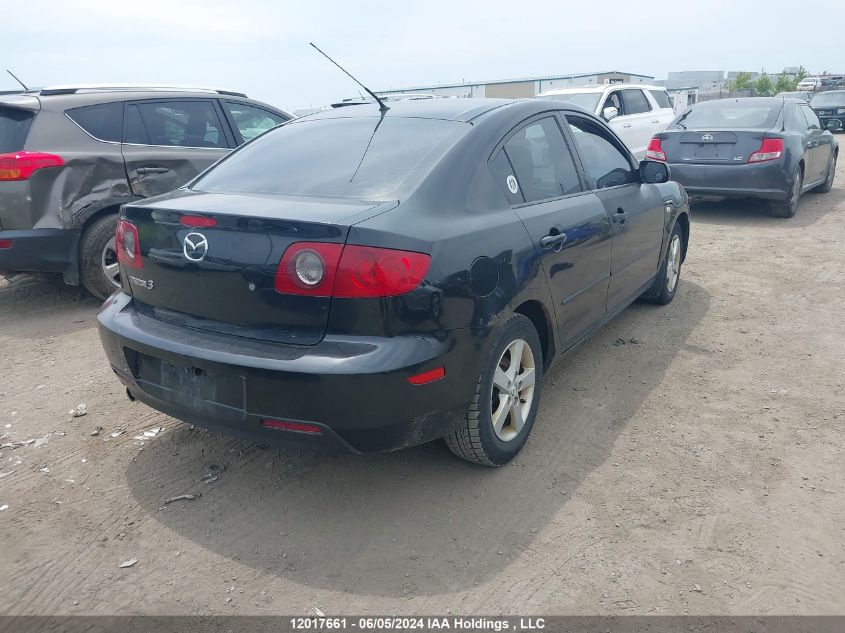 2006 Mazda 3 I VIN: JM1BK12F461493243 Lot: 12017661