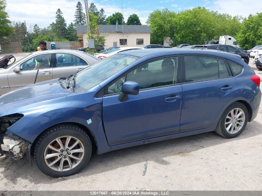 2013 Subaru Impreza VIN: JF1GPAC6XDH203829 Lot: 12017667