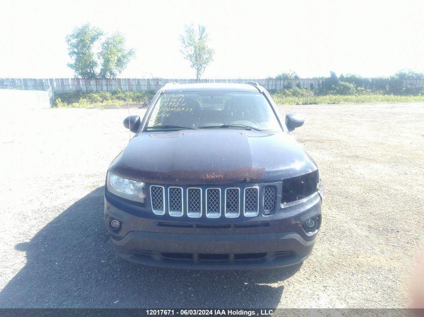 2014 Jeep Compass Sport/North VIN: 1C4NJDABXED854942 Lot: 12017671