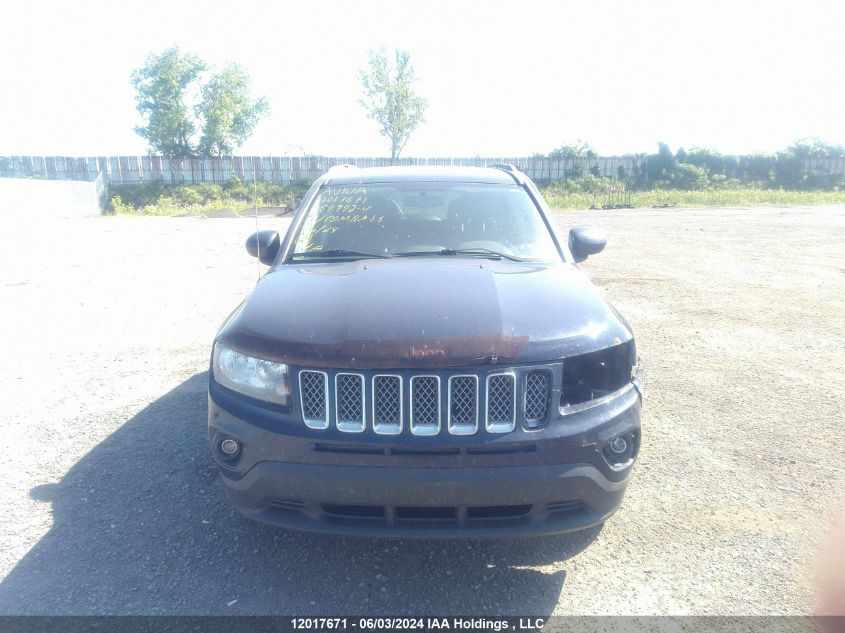 2014 Jeep Compass Sport/North VIN: 1C4NJDABXED854942 Lot: 12017671