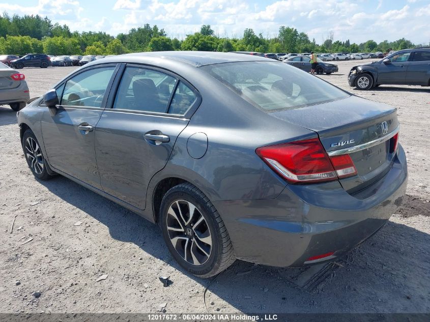 2013 Honda Civic VIN: 2HGFB2F55DH103727 Lot: 12017672