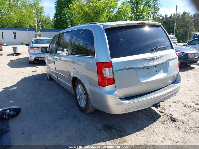 2012 Chrysler Town & Country Limited VIN: 2C4RC1GGXCR273240 Lot: 12017685