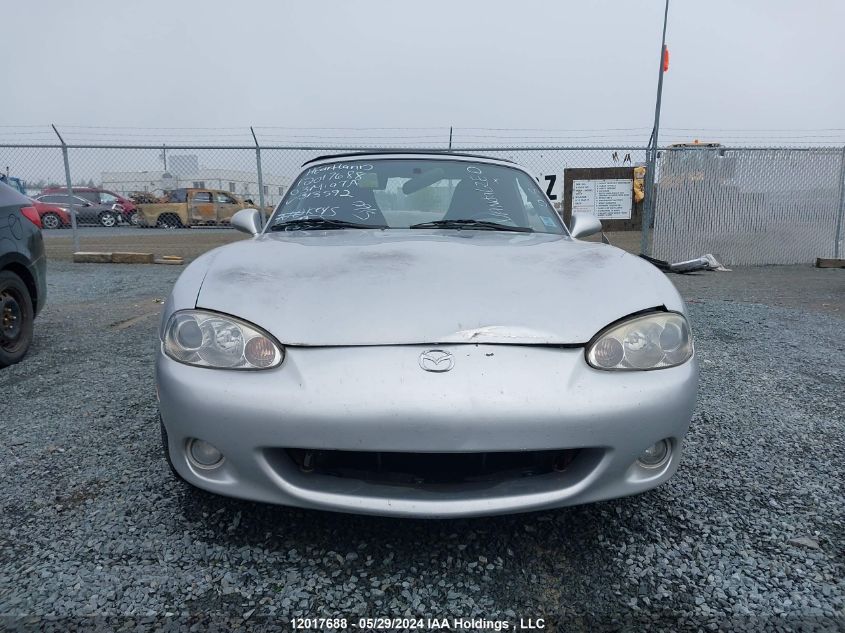 2003 Mazda Mx-5 Miata VIN: JM1NB353230313592 Lot: 12017688