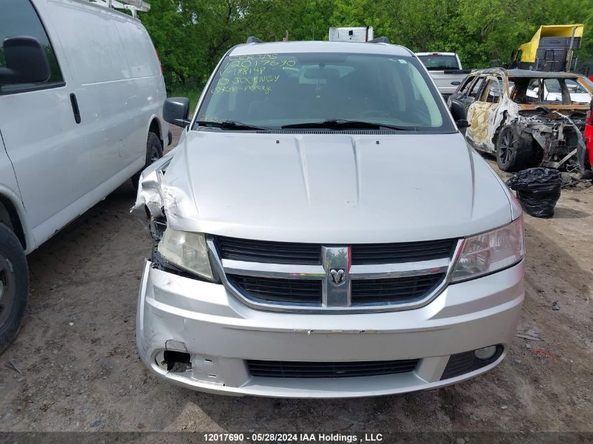 2010 Dodge Journey Se VIN: 3D4PG4FB8AT198148 Lot: 12017690