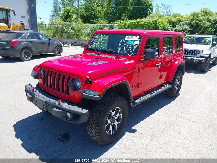 2022 Jeep Wrangler Unlimited Rubicon VIN: 1C4HJXFGXNW193369 Lot: 12017700