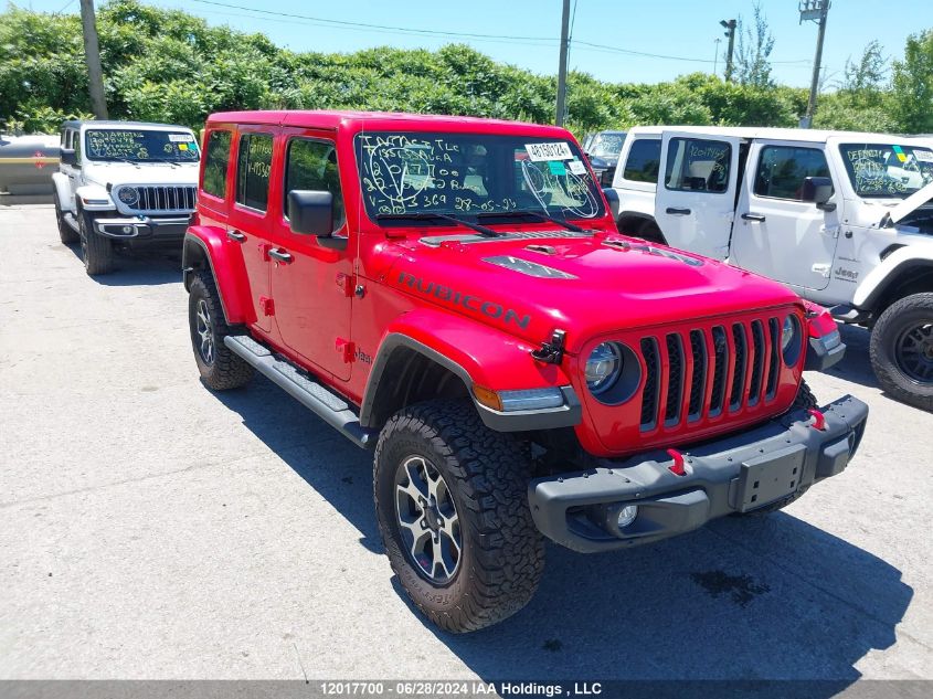 2022 Jeep Wrangler Unlimited Rubicon VIN: 1C4HJXFGXNW193369 Lot: 12017700