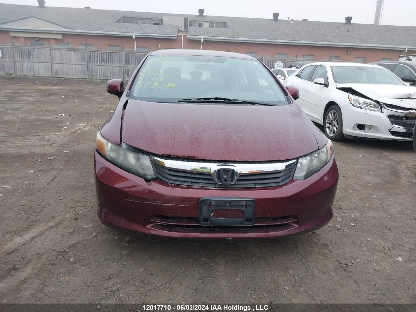 2012 Honda Civic Sdn VIN: 2HGFB2F40CH006778 Lot: 12017710