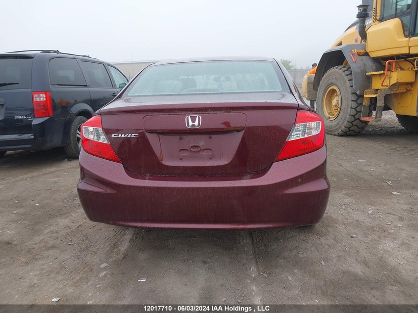 2012 Honda Civic Sdn VIN: 2HGFB2F40CH006778 Lot: 12017710