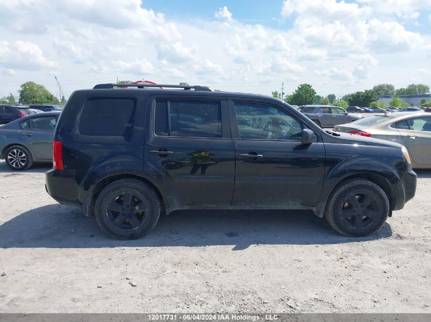 2011 Honda Pilot VIN: 5FNYF4H28BB503729 Lot: 12017731