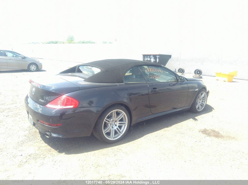 2010 BMW 650 I VIN: WBAEB5C58AC224621 Lot: 12017740