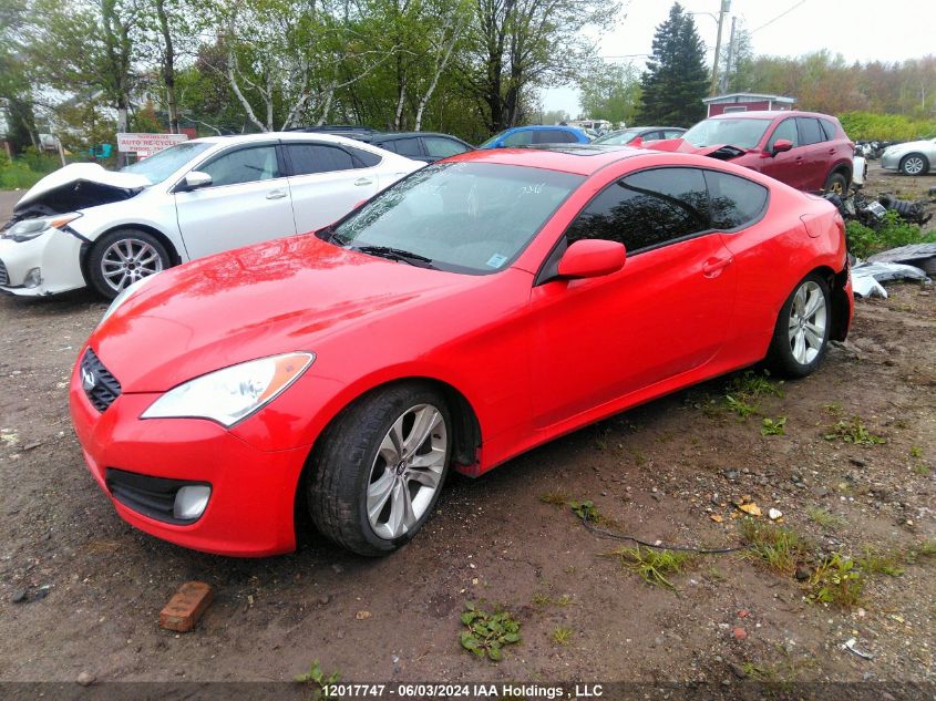 2010 Hyundai Genesis Coupe 2.0T VIN: KMHHT6KD6AU036410 Lot: 12017747