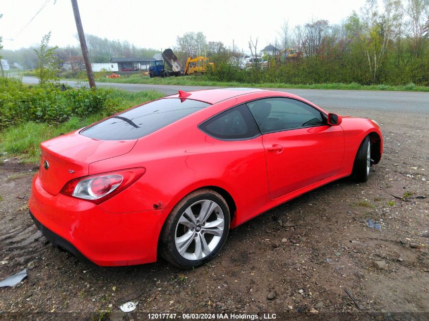 2010 Hyundai Genesis Coupe 2.0T VIN: KMHHT6KD6AU036410 Lot: 12017747