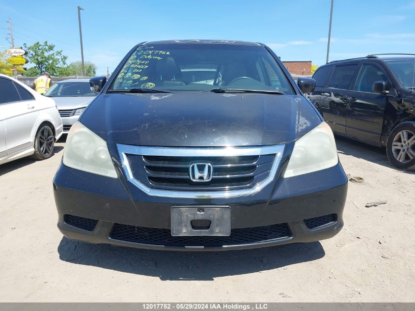 2010 Honda Odyssey Ex-L VIN: 5FNRL3H61AB501667 Lot: 12017752