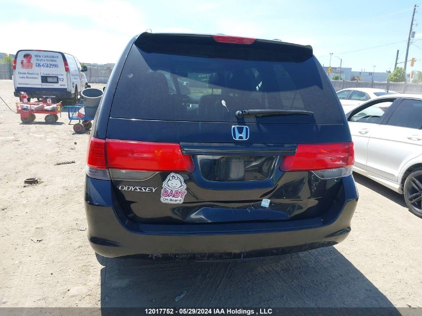 2010 Honda Odyssey Ex-L VIN: 5FNRL3H61AB501667 Lot: 12017752