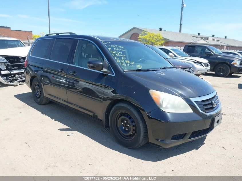 2010 Honda Odyssey Ex-L VIN: 5FNRL3H61AB501667 Lot: 12017752