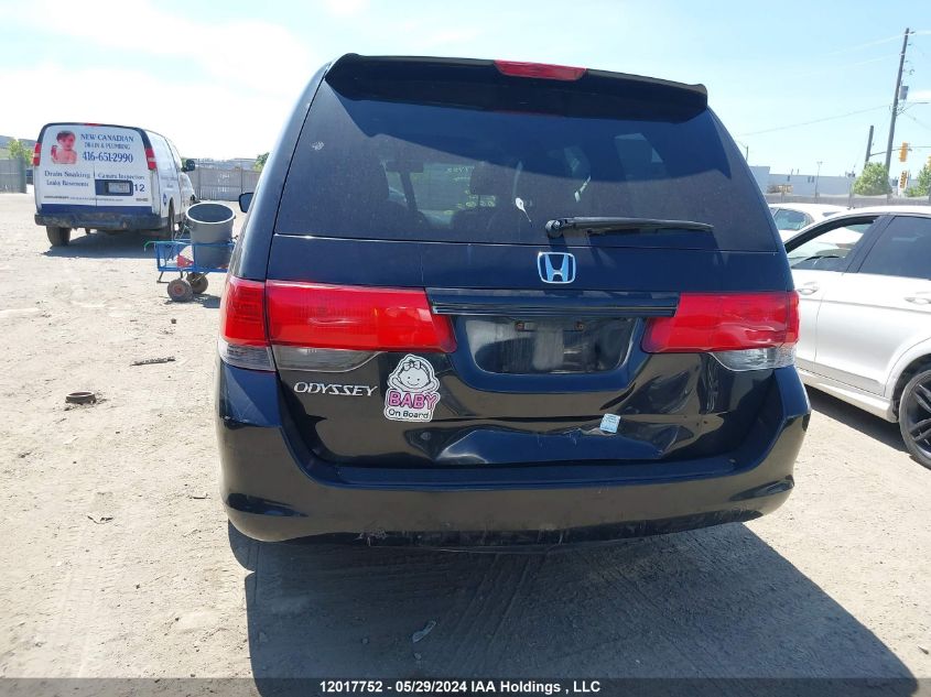 2010 Honda Odyssey Ex-L VIN: 5FNRL3H61AB501667 Lot: 12017752