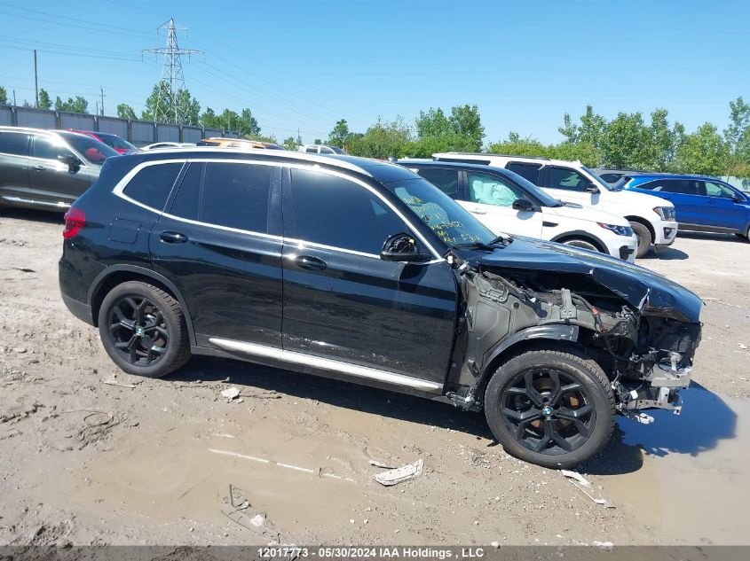 2021 BMW X3 VIN: 5UXTY5C03M9F04527 Lot: 12017773