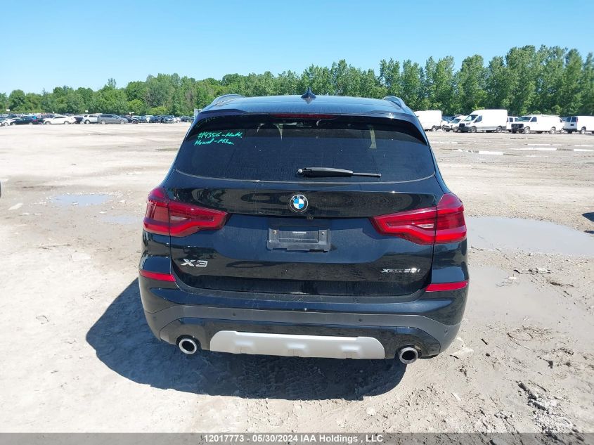 2021 BMW X3 VIN: 5UXTY5C03M9F04527 Lot: 12017773