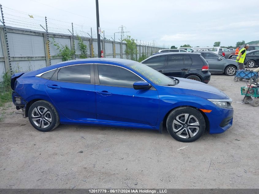 2018 Honda Civic Lx VIN: 2HGFC2F59JH040866 Lot: 12017779