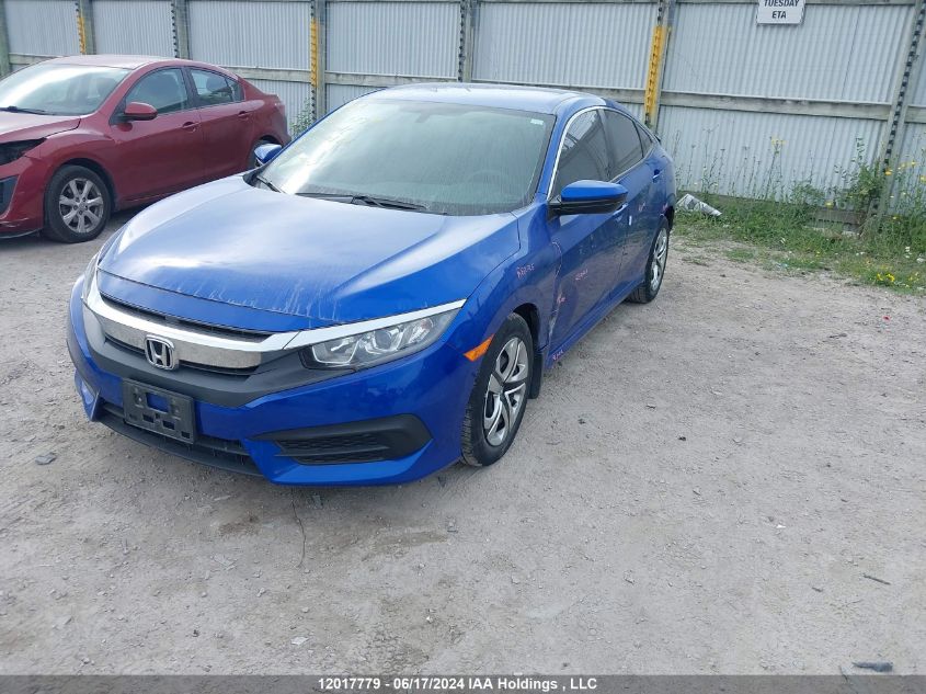 2018 Honda Civic Lx VIN: 2HGFC2F59JH040866 Lot: 12017779