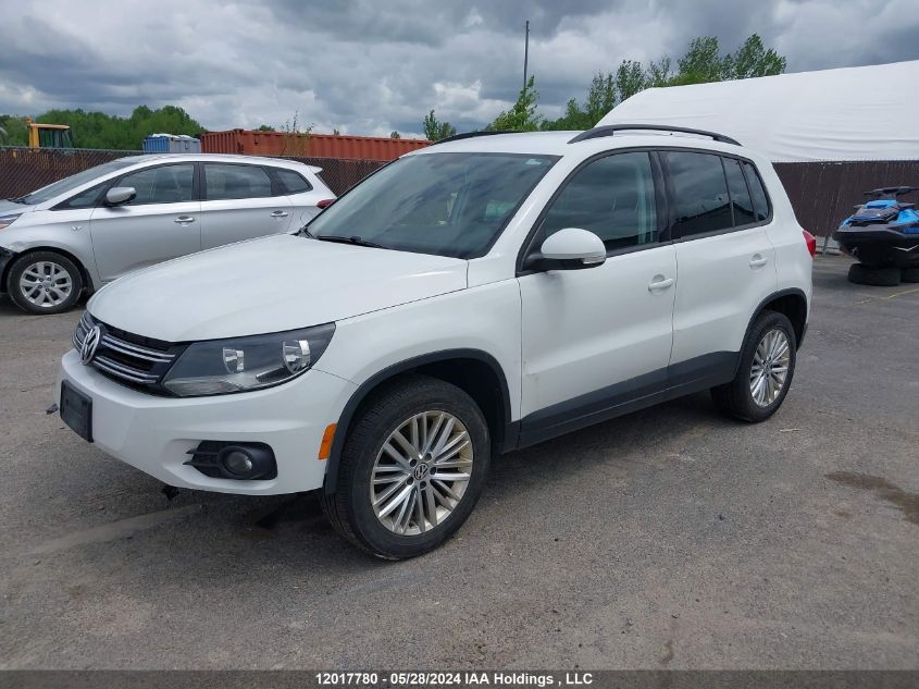 2016 Volkswagen Tiguan Comfort/High/R-Line/Sp Ed VIN: WVGJV7AX3GW065714 Lot: 12017780