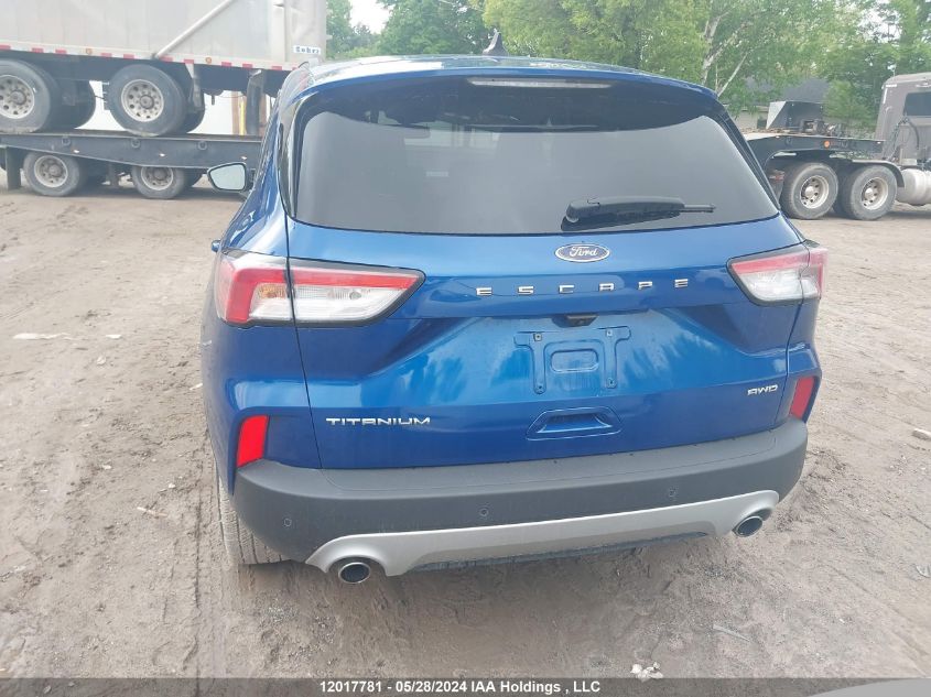 2022 Ford Escape Titanium VIN: 1FMCU9J94NUA55419 Lot: 12017781