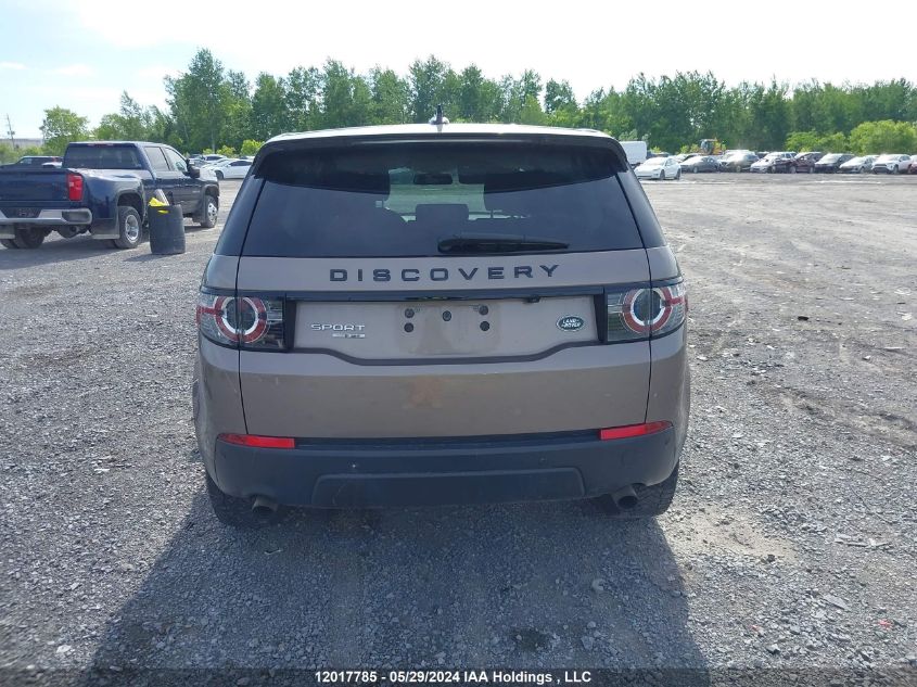 2016 Land Rover Discovery Sport VIN: SALCR2BG4GH630715 Lot: 12017785