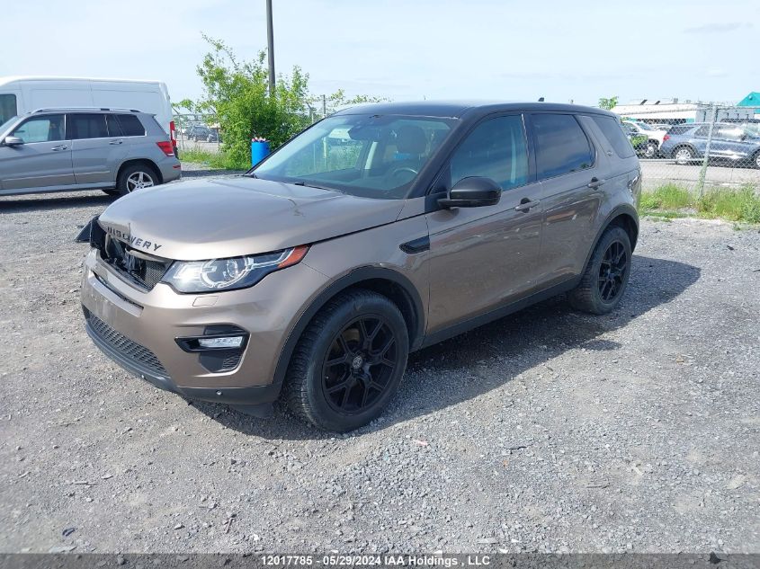 2016 Land Rover Discovery Sport VIN: SALCR2BG4GH630715 Lot: 12017785