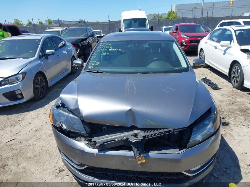 2015 Volkswagen Passat VIN: 1VWBV7A30FC053636 Lot: 12017794