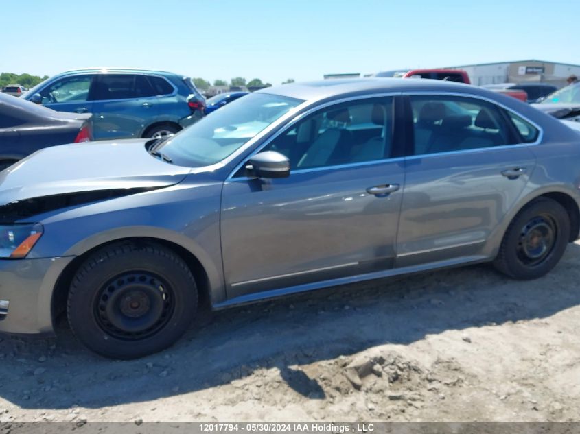 2015 Volkswagen Passat VIN: 1VWBV7A30FC053636 Lot: 12017794