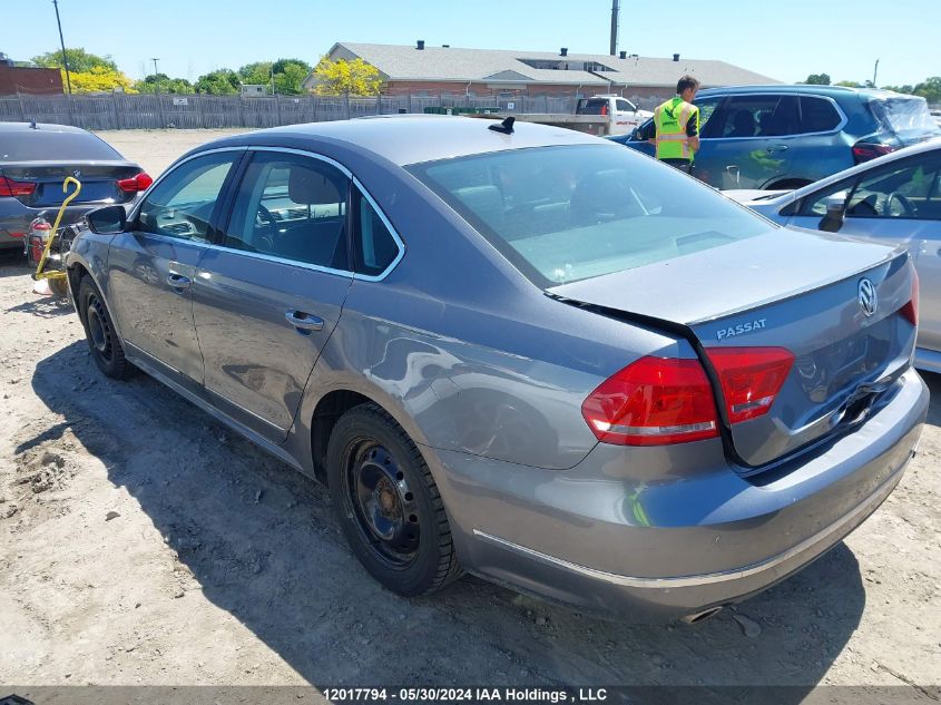 2015 Volkswagen Passat VIN: 1VWBV7A30FC053636 Lot: 12017794