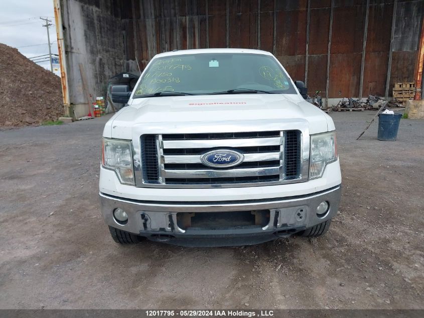 2011 Ford F150 Super Cab VIN: 1FTVX1EF1BKD00318 Lot: 12017795