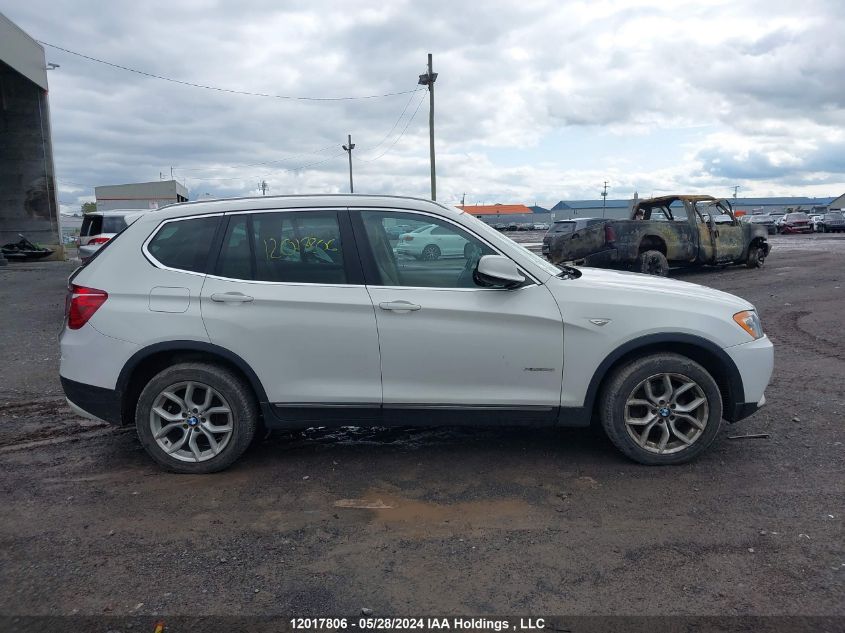 2014 BMW X3 2.8I VIN: 5UXWX9C57E0D41759 Lot: 12017806