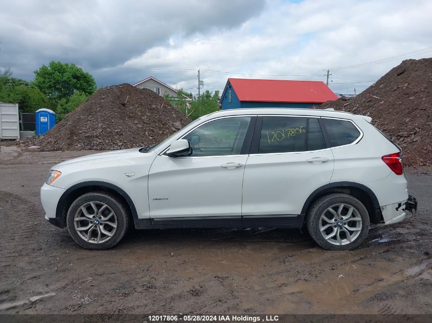 2014 BMW X3 2.8I VIN: 5UXWX9C57E0D41759 Lot: 12017806