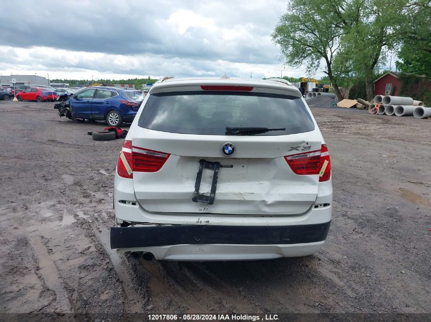 2014 BMW X3 2.8I VIN: 5UXWX9C57E0D41759 Lot: 12017806