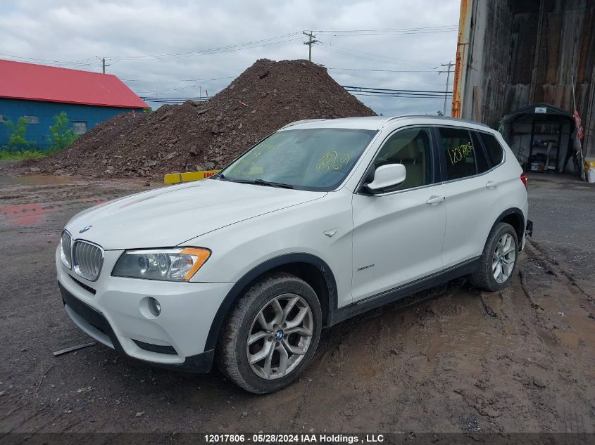 2014 BMW X3 2.8I VIN: 5UXWX9C57E0D41759 Lot: 12017806