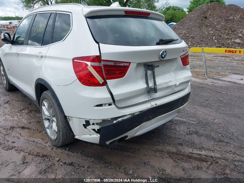 2014 BMW X3 2.8I VIN: 5UXWX9C57E0D41759 Lot: 12017806