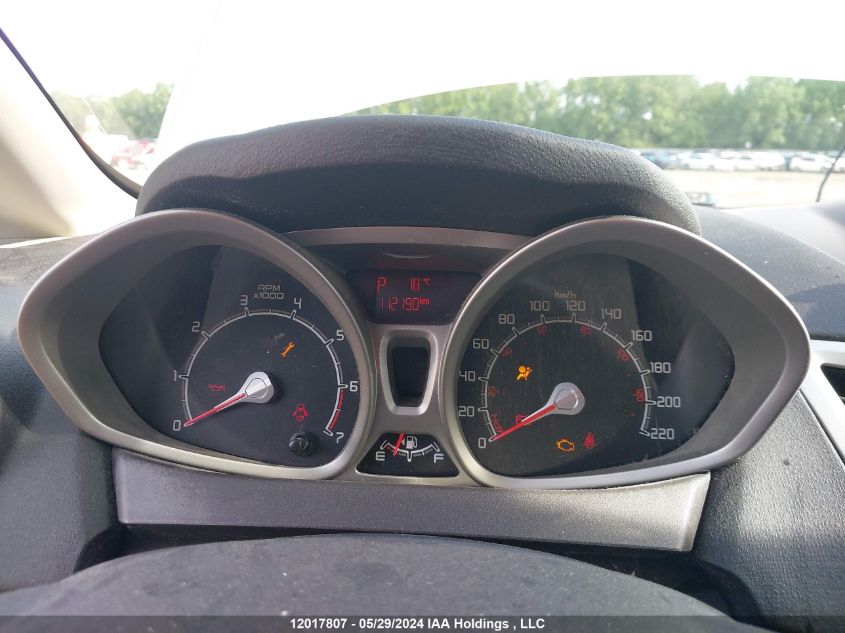 2012 Ford Fiesta Ses VIN: 3FADP4FJ0CM154543 Lot: 12017807