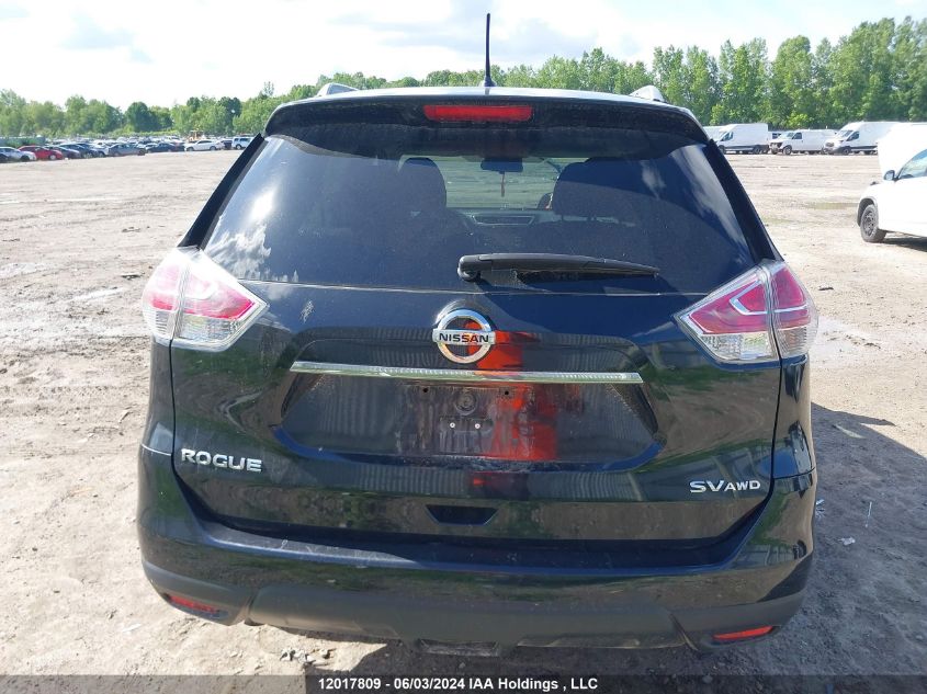 2016 Nissan Rogue S/Sl/Sv VIN: 5N1AT2MV3GC856863 Lot: 12017809