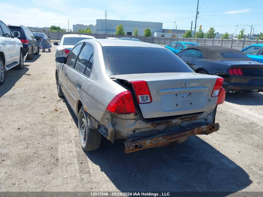 2005 Honda Civic Sdn VIN: 2HGES16305H006781 Lot: 12017846