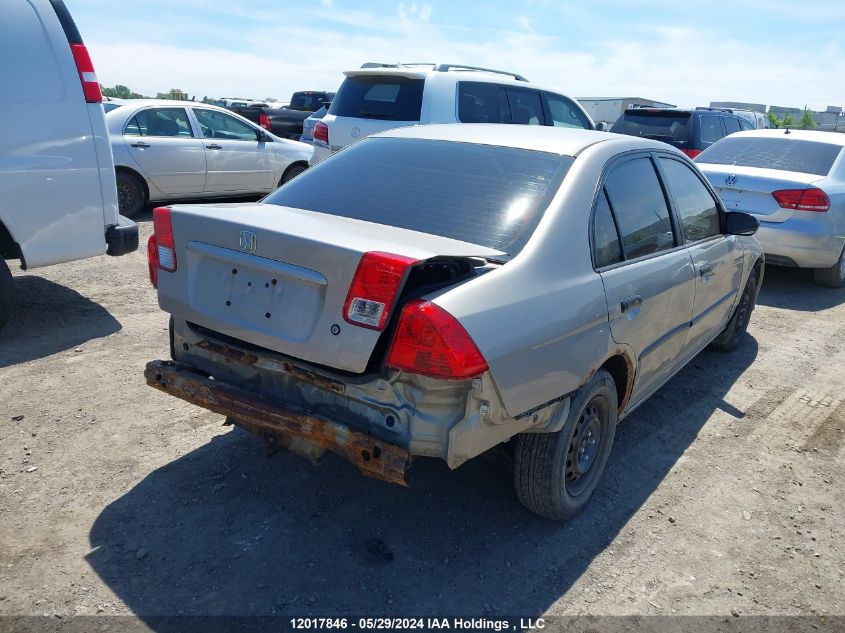 2005 Honda Civic Sdn VIN: 2HGES16305H006781 Lot: 12017846