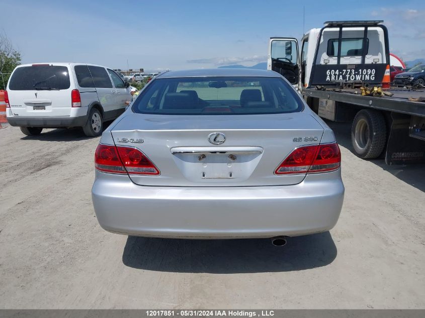 2006 Lexus Es 330 VIN: JTHBA30G365167399 Lot: 12017851