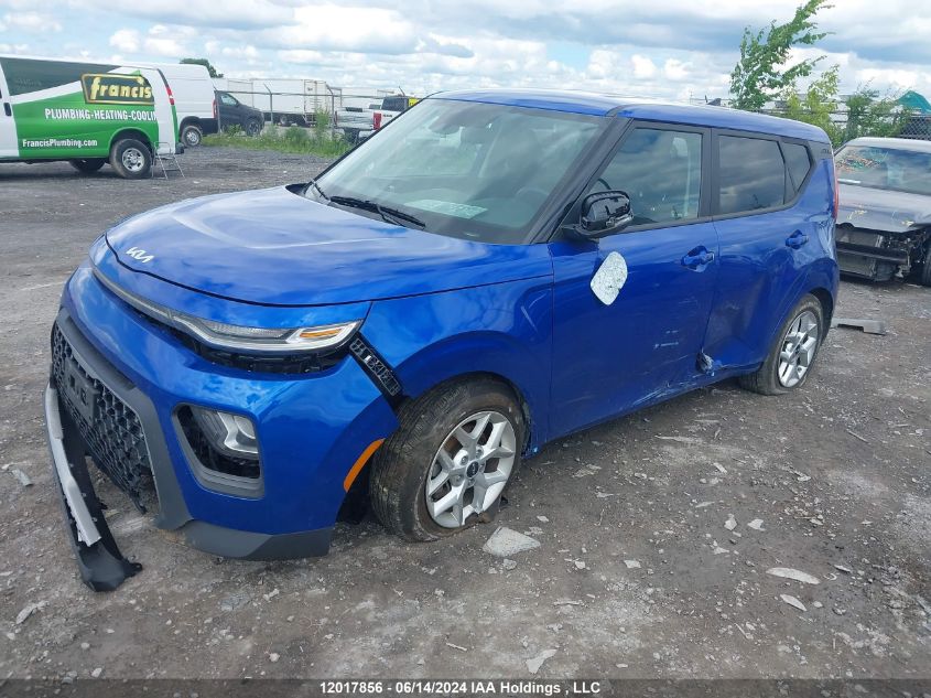 2022 Kia Soul VIN: KNDJ33AU5N7830261 Lot: 12017856