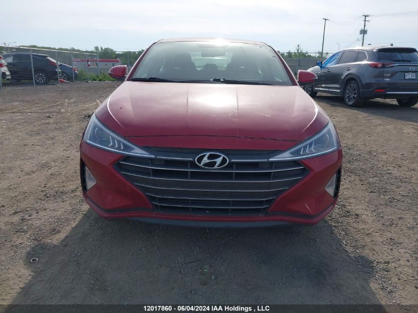 2019 Hyundai Elantra Preferred VIN: KMHD84LF0KU870811 Lot: 12017860