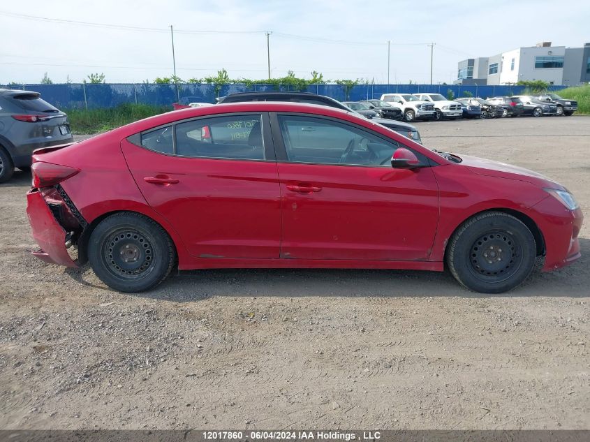 2019 Hyundai Elantra Preferred VIN: KMHD84LF0KU870811 Lot: 12017860