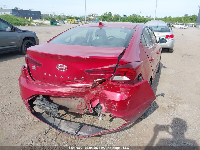 2019 Hyundai Elantra Preferred VIN: KMHD84LF0KU870811 Lot: 12017860