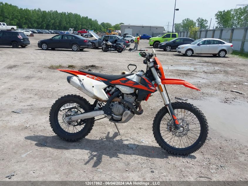 2018 Ktm 350 Exc-F VIN: VBKEXH409JM201995 Lot: 12017862