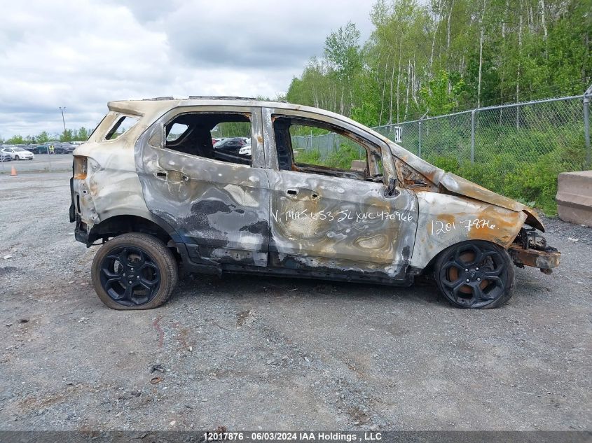 2022 Ford Ecosport Ses VIN: MAJ6S3JLXNC470966 Lot: 12017876
