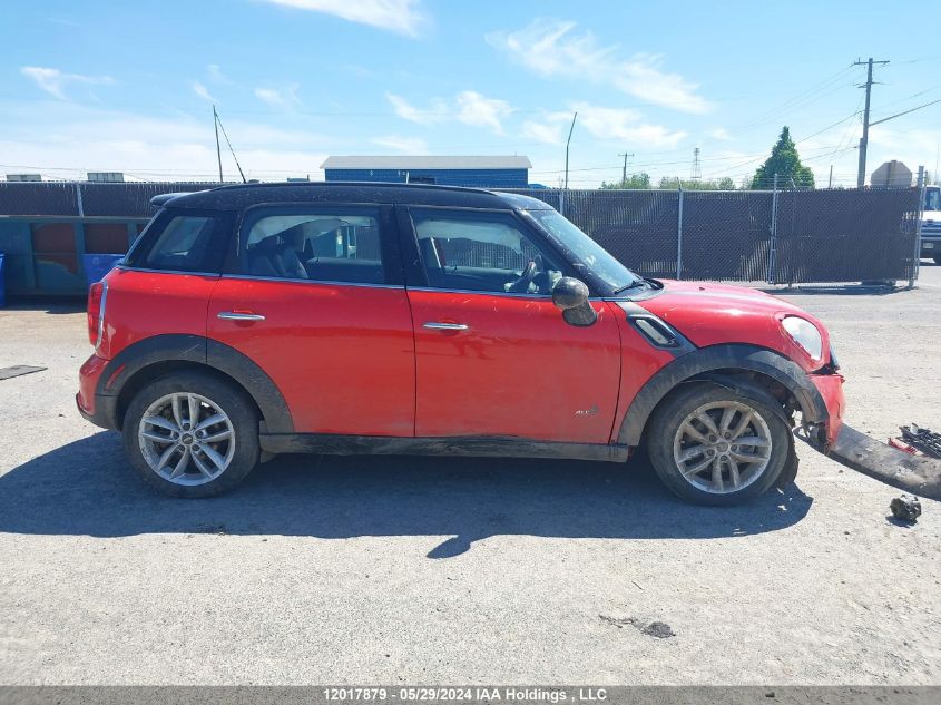 2011 Mini Cooper S Countryman VIN: WMWZC5C57BWT52587 Lot: 12017879